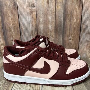 Nike Dunk Low Grade School Team Red Pink FB9109-600 Shoes Size 6.5Y - Women’s 8